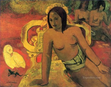 Paul Gauguin Painting - Vairumati Postimpresionismo Primitivismo Paul Gauguin